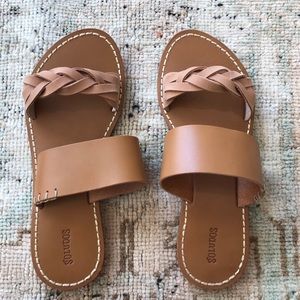 Soludos braided slide leather sandals